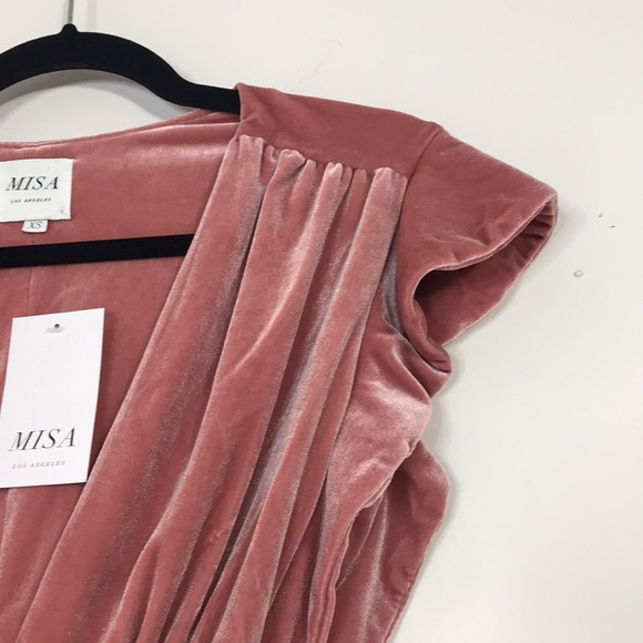NWT Misa Los Angeles Carolina Dress in Pink - Picture 6 of 11
